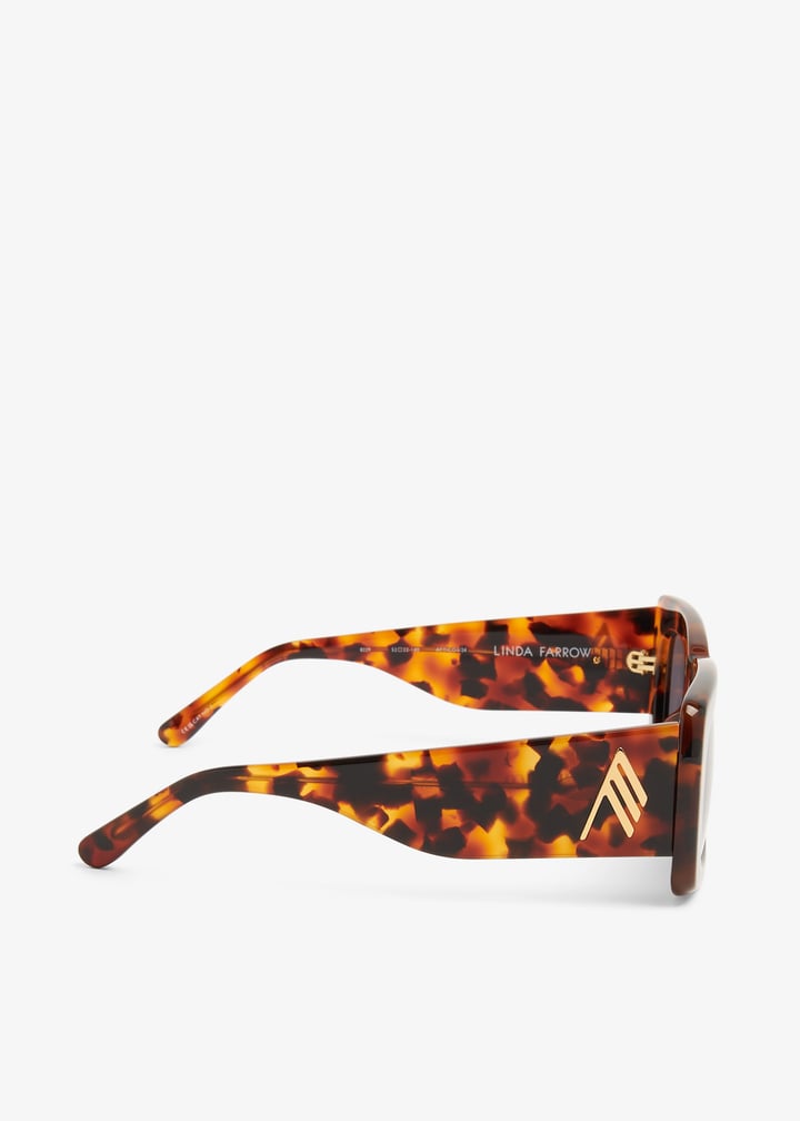 Linda Farrow x The Attico Marfa sunglasses for Women - Brown