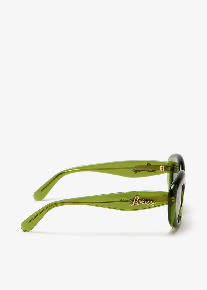 LOEWE Curvy cat-eye sunglasses for Women - Green in UAE