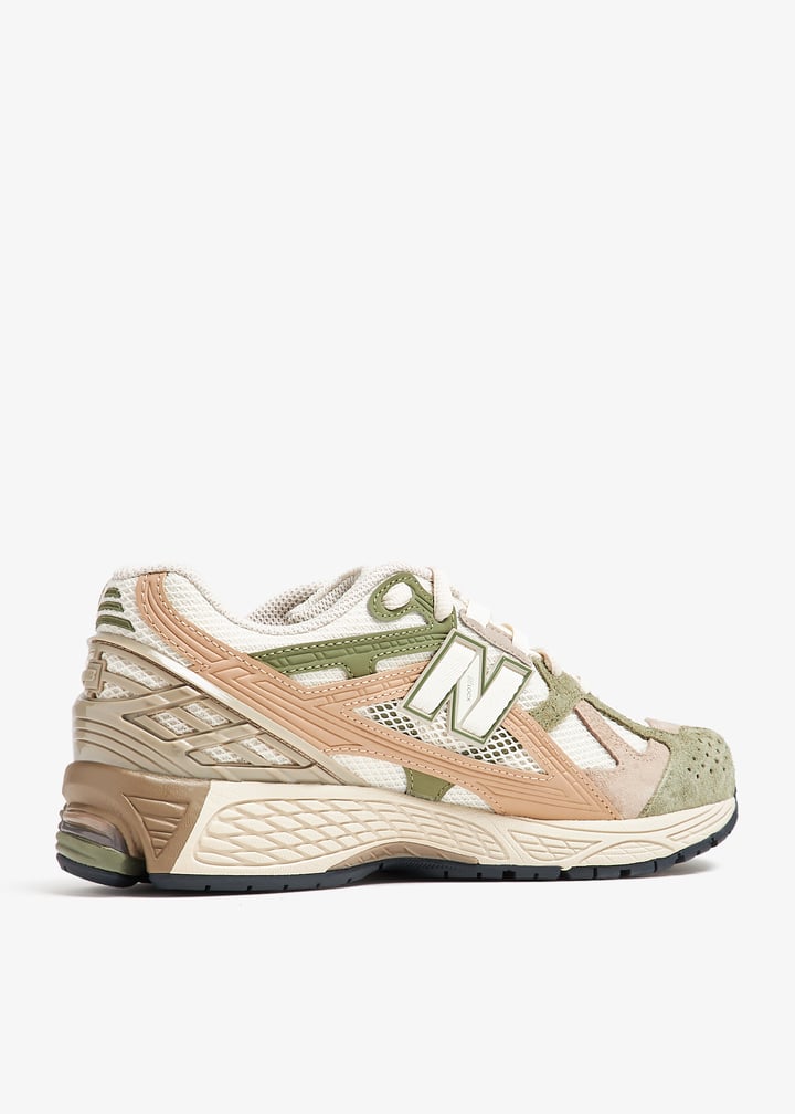 スニーカー NEW BALANCE 1906U low-top mesh sneakers Beige NEW BALANCE 1906 rubber, leather and shell-trimmed mesh