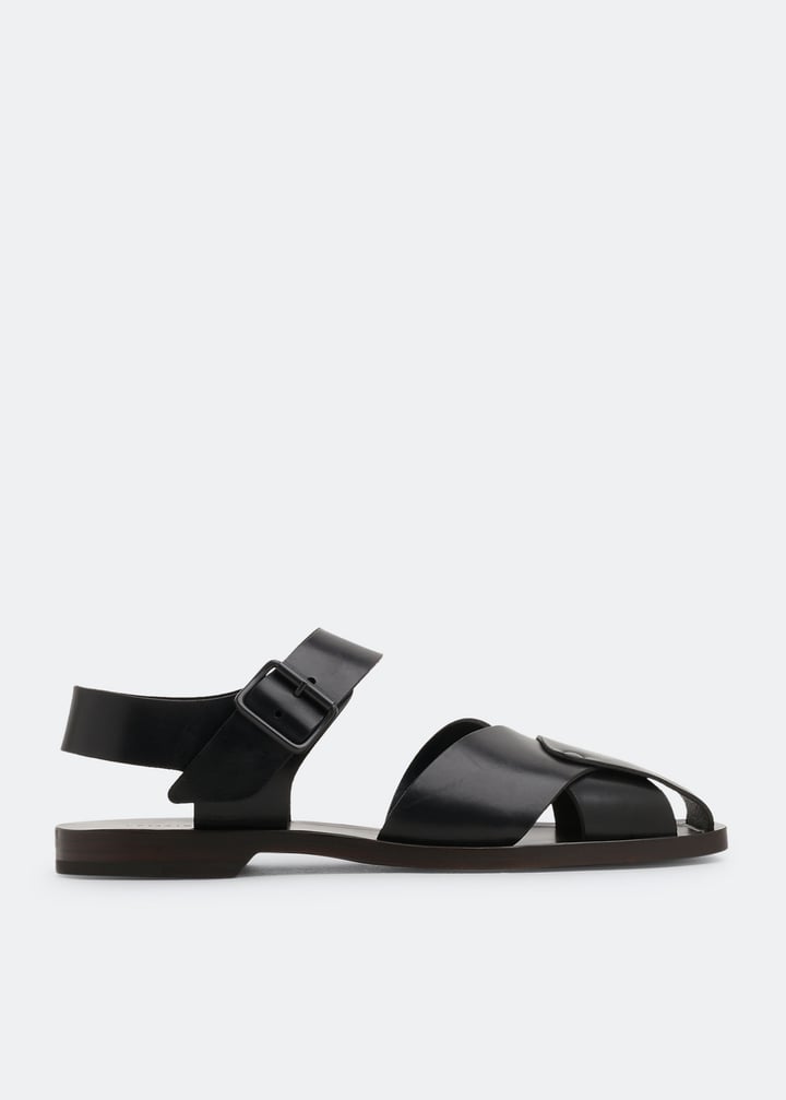Lemaire Strap sandals for Men - Black in UAE | Level Shoes