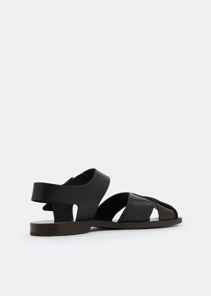 Lemaire Strap sandals for Men - Black in UAE | Level Shoes