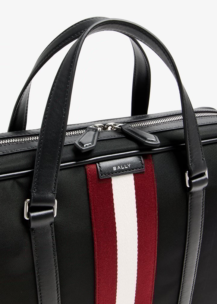 Bally Code briefcase for Men - Black in UAE | Level Shoes