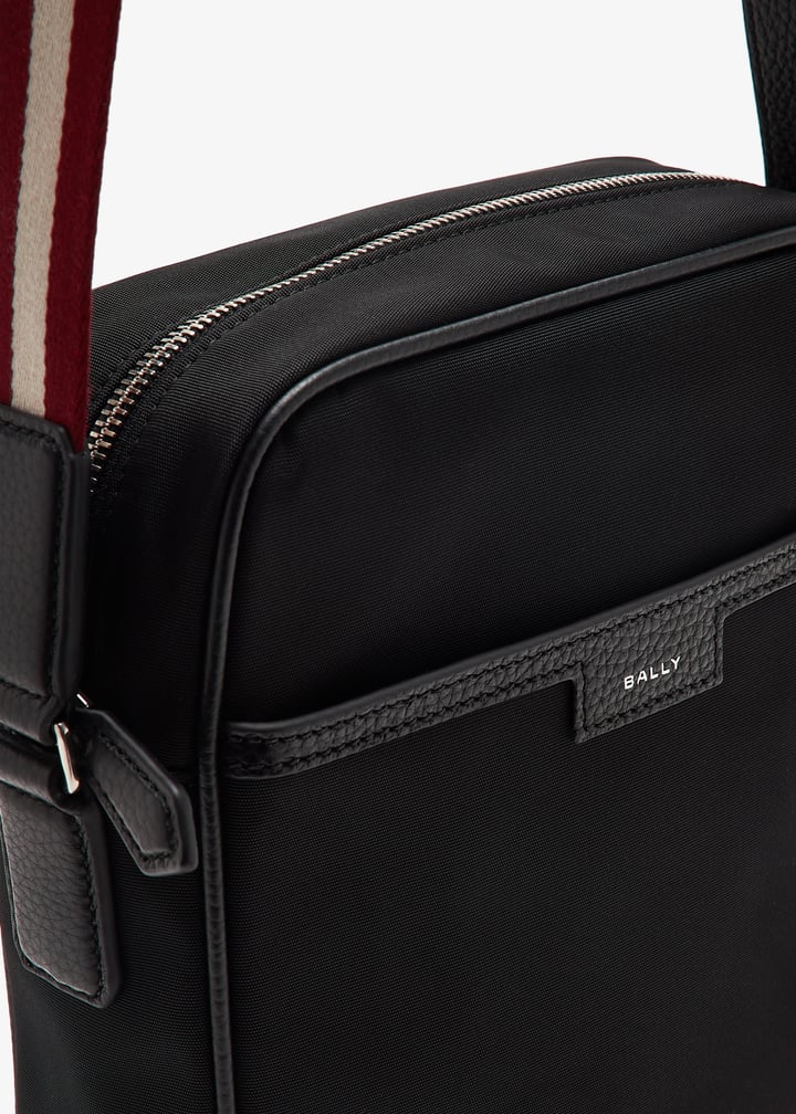 BALLY｜ (MAC03QNY223-U901P) Bally Black Nylon Crossbody Bag | italist