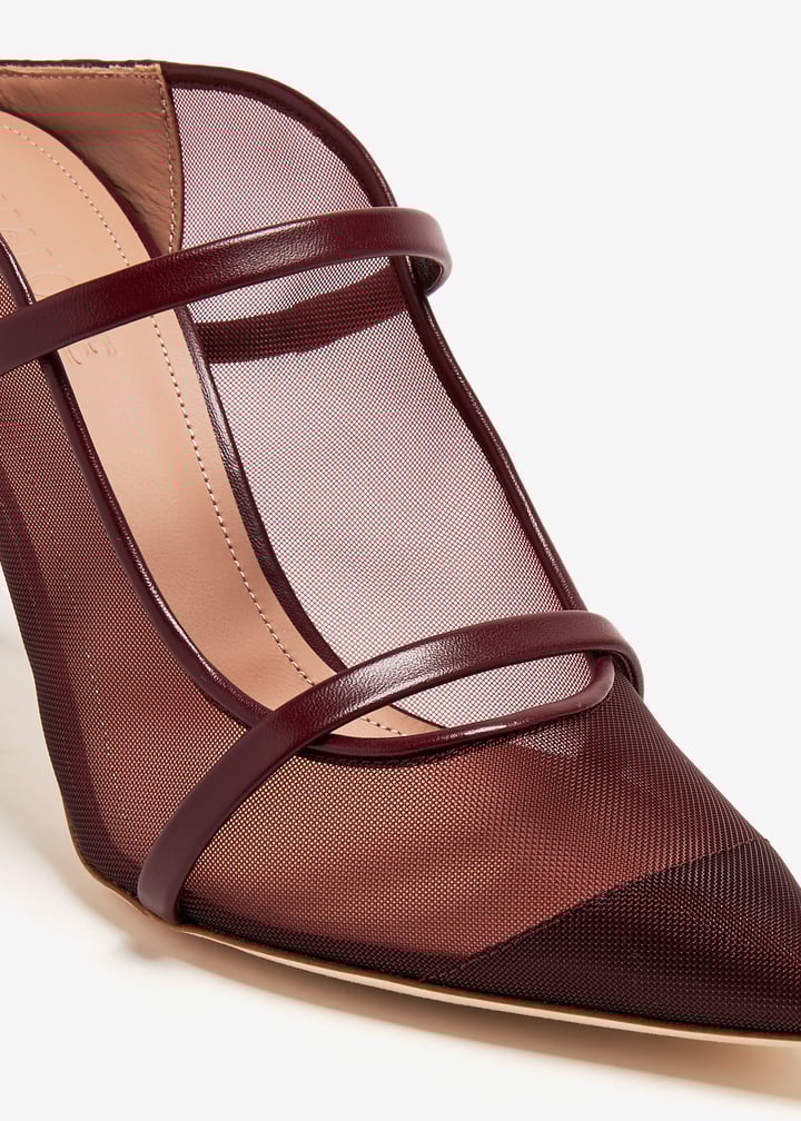 Malone Souliers Maureen mules for Women - Burgundy in UAE