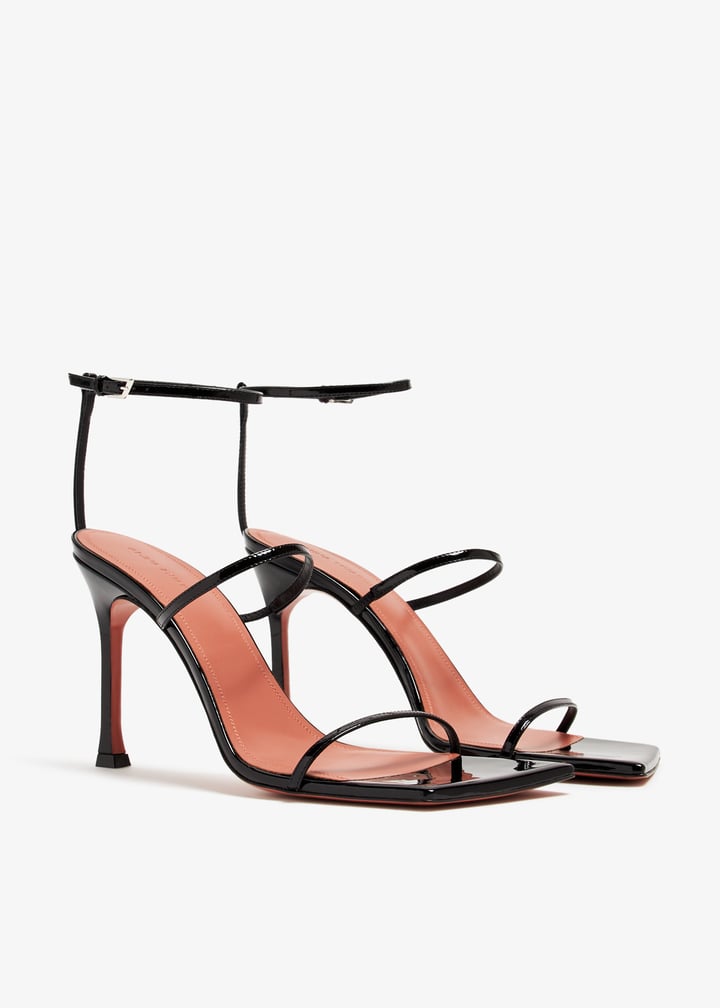 Amina Muaddi Maya sandals for Women - Black in UAE | Level Shoes