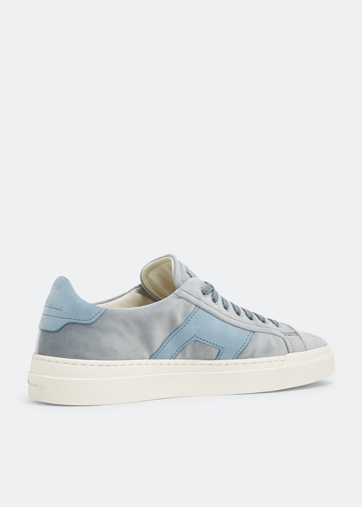Santoni Double Buckle sneakers for Men - Grey in USA | Level Shoes