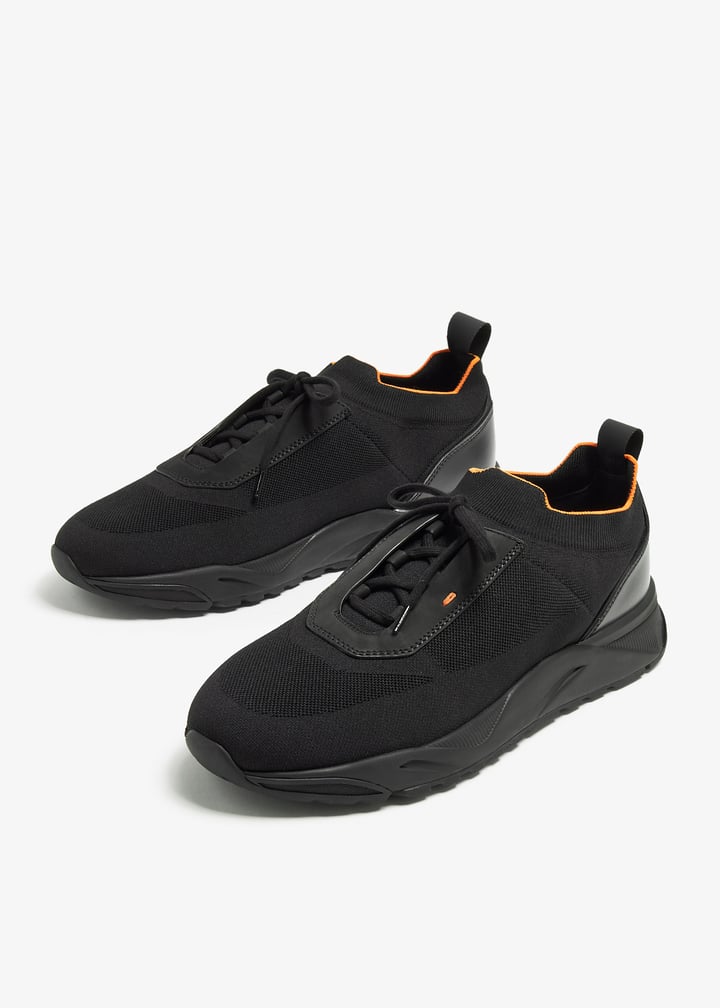 スニーカー SANTONI FLIN SNEAKERS Santoni Flin sneakers for Men - Black in UAE | Level Shoes