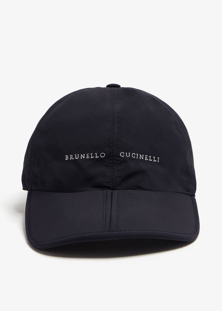 Brunello Cucinelli Gabardine baseball cap for Men - Blue in