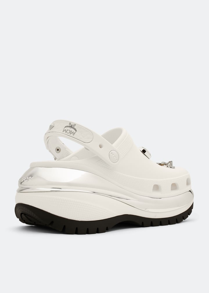 【CROCS】Mega Crush Clog★ヒール高さ8cm★ホワイト 楽天市場】クロックス crocs メガ クラッシュ クロッグ サンダル