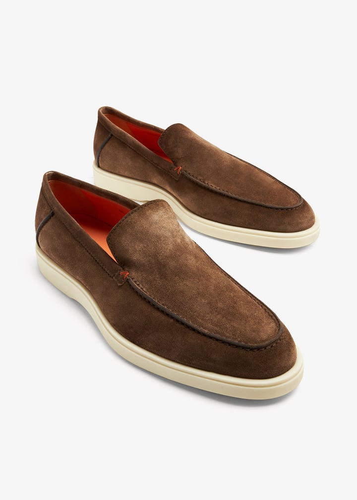 ローファー・オックスフォード Santoni Suede Loafers uploading-1444326.jpg