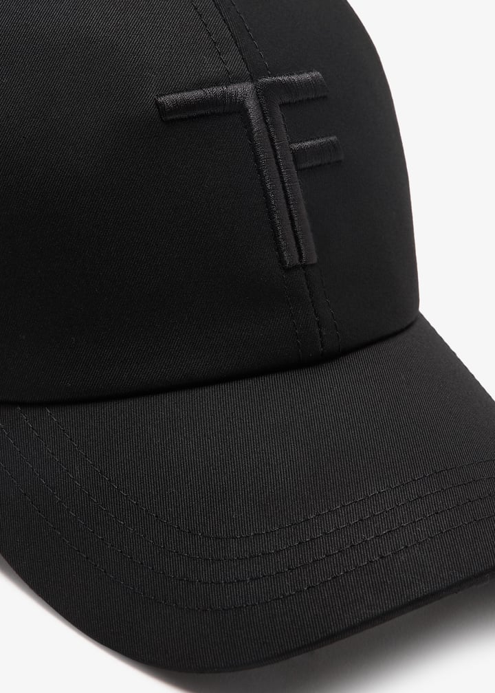 TOM FORD ブラックキャップ TFロゴ TOM FORD Men's TF-Logo Baseball Cap | Neiman Marcus