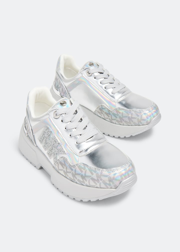 Michael Kors Cosmo Maddy sneakers for Girl Silver in UAE Level