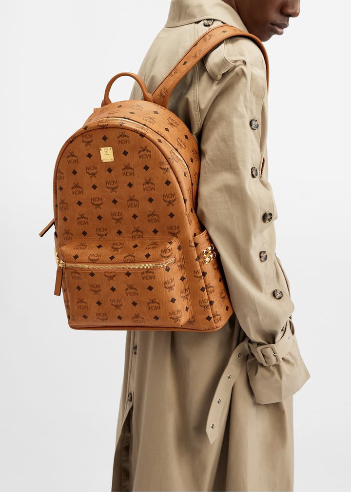 MCM ブラウンリュック MCM Medium Stark backpack for Men - Brown in UAE | Level Shoes