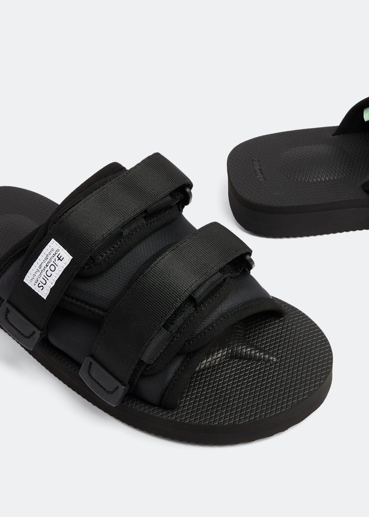 Suicoke Moto sandals for Men - Black in USA | Level Shoes