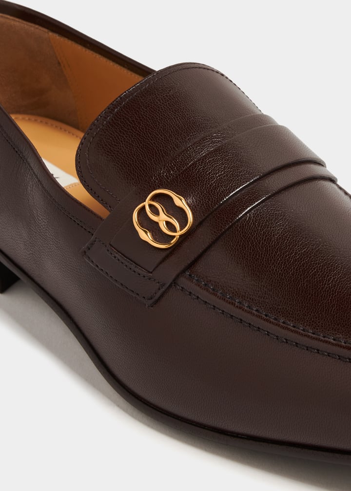 Bally Sadei logo loafers for Men - Brown in USA | Level Shoes