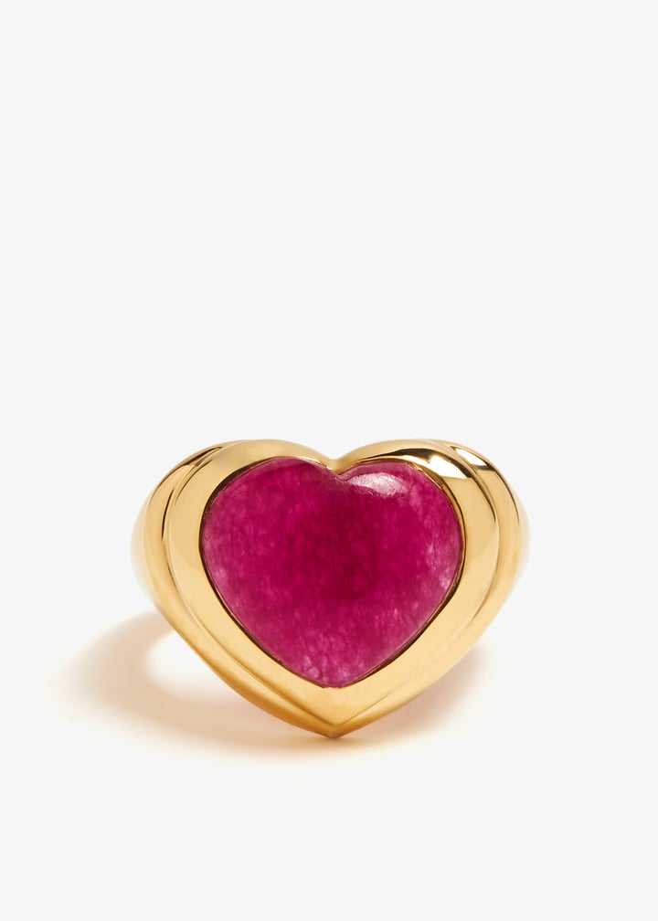 *関税・送料込*【MISSOMA】Jelly Heart Gemstone Ring リング Missoma Jelly Heart Gemstone Ring | Gold | FARFETCH CA