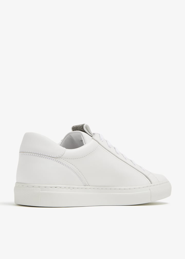 Brunello Cucinelli Matte calfskin sneakers for Women - White