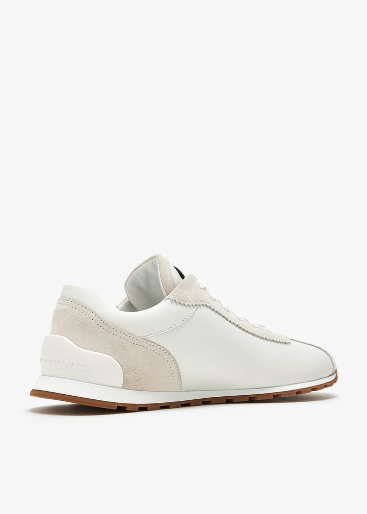 Brunello Cucinelli Leather sneakers for Women - White in UAE