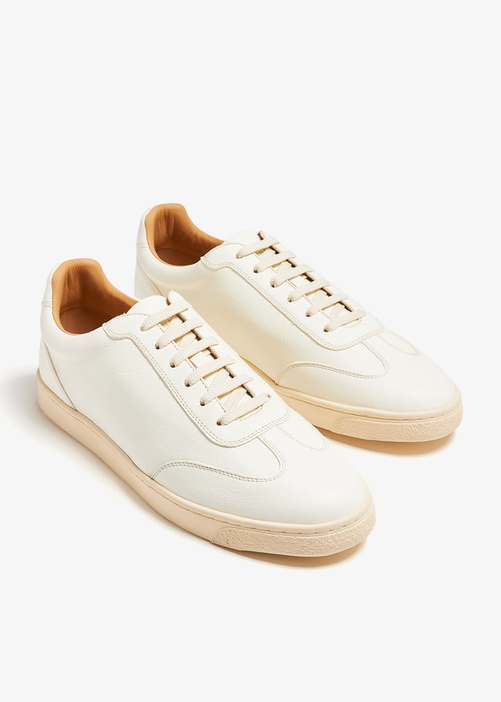 Brunello Cucinelli Deerskin sneakers for Men - White in UAE