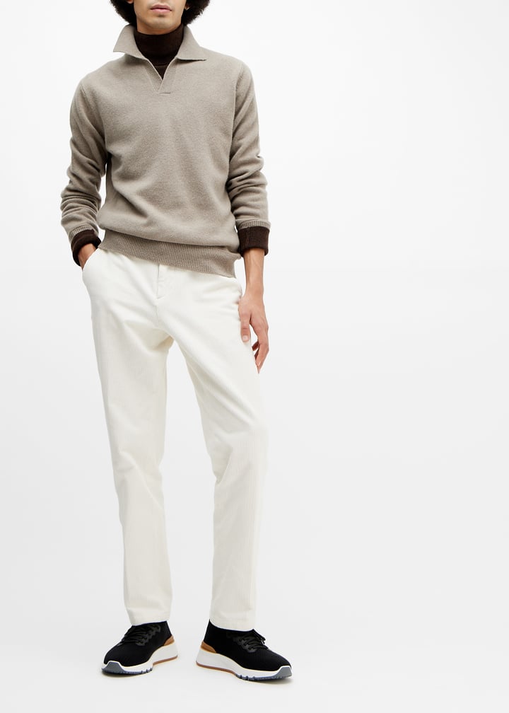 Brunello Cucinelli Knit sneakers for Men - Black in UAE
