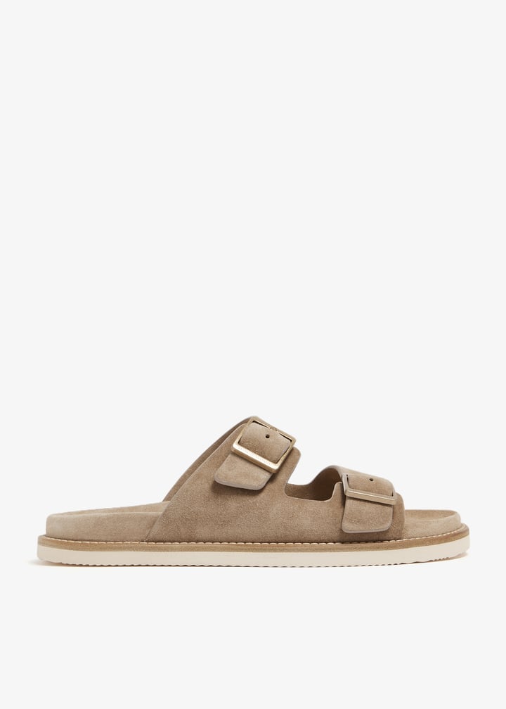 Brunello Cucinelli Suede sandals for Men - Beige in UAE