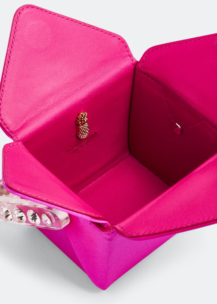 Aquazzura Noodle Box bag for Women - Pink in USA | Level Shoes