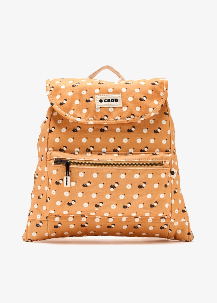 Dog-print backpack