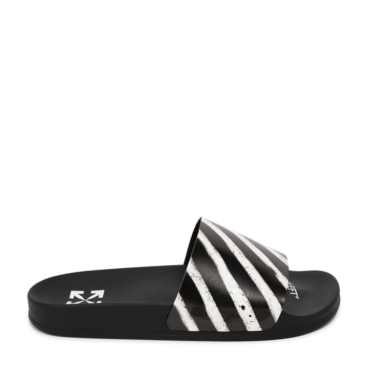 Off-White Spray Stripes slides for Men Black in Bahrain Level