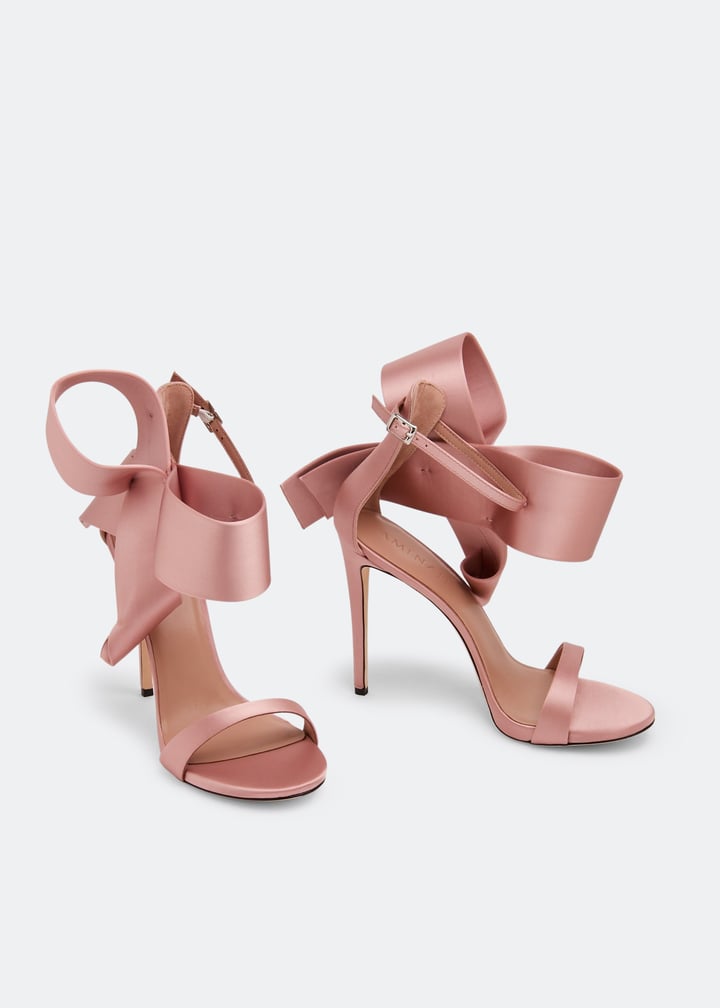 Aminah Abdul Jillil Bow open-toe sandals for Women Pink in