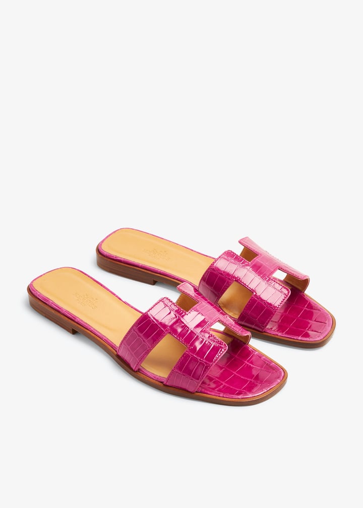Hermès Pre-Loved Oran sandals for Women Pink in UAE Level Shoes
