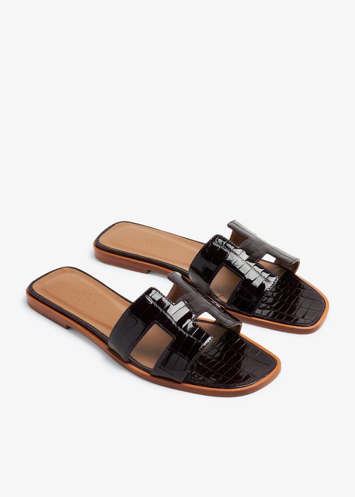 Hermès Pre-Loved Oran sandals for Women Purple in UAE Level Shoes