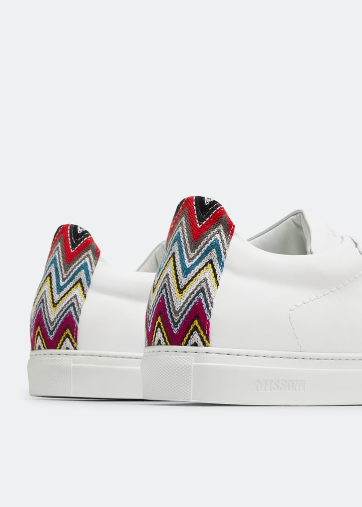 Missoni Leather sneakers for Men - White in UAE | Level Shoes