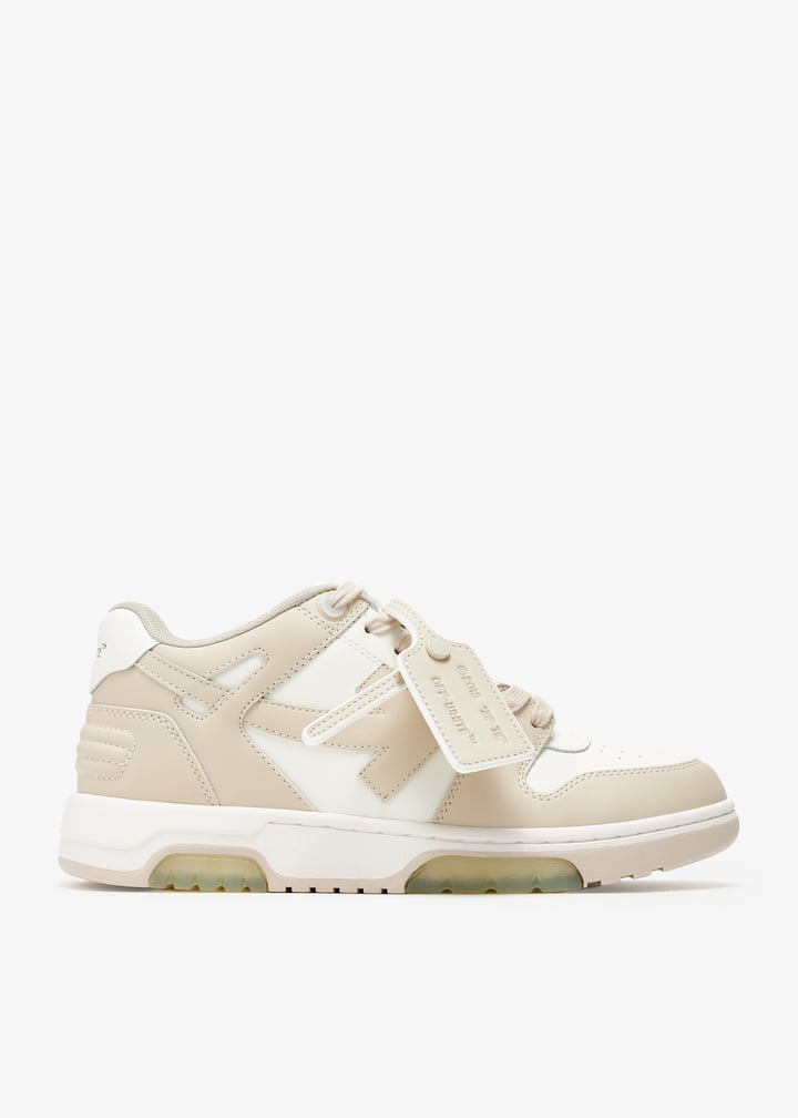 Off-White OMBE015S25FLE0020810 関税送料込 Off-White Out Of Office 'OOO' sneakers for Women - Beige in