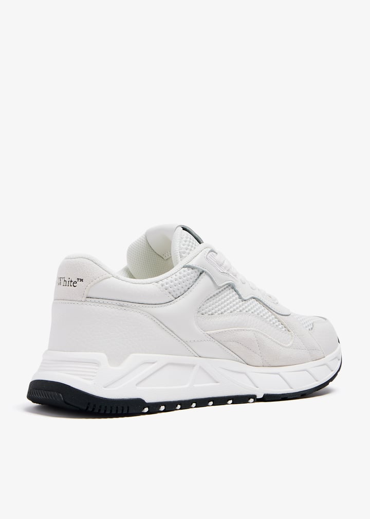 OFF-WHITE キックオフレスアッフスニカ OWIA285C99LEA001 0101 Off-White - White leather Kick Off sneakers with logo