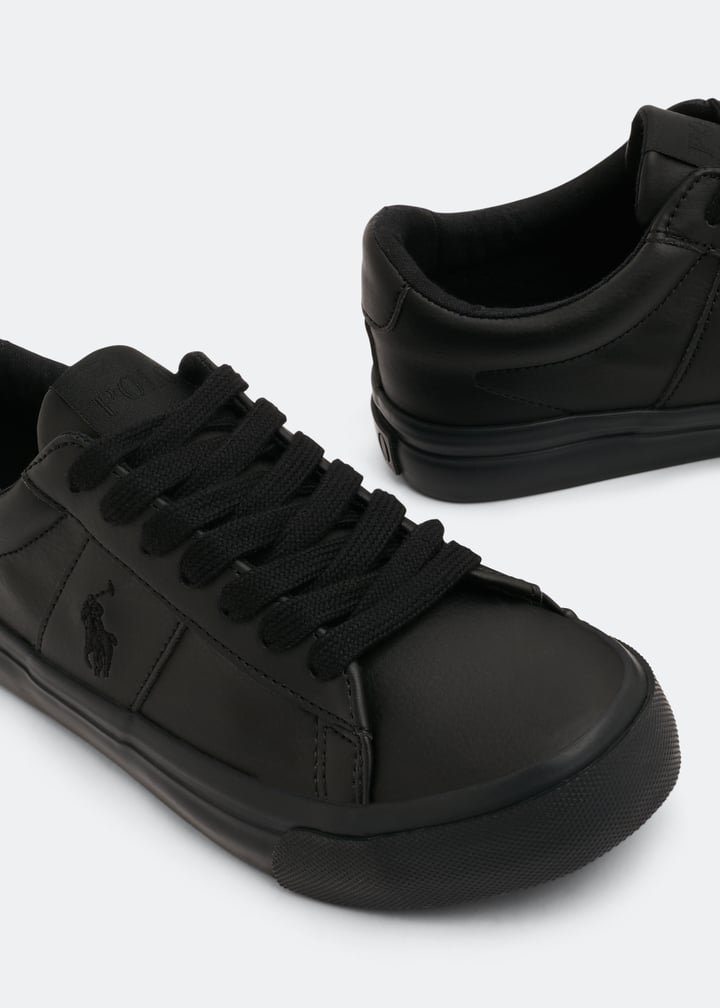 Polo Ralph Lauren Sayer sneakers for Kids Unisex Black in KSA - Main Image