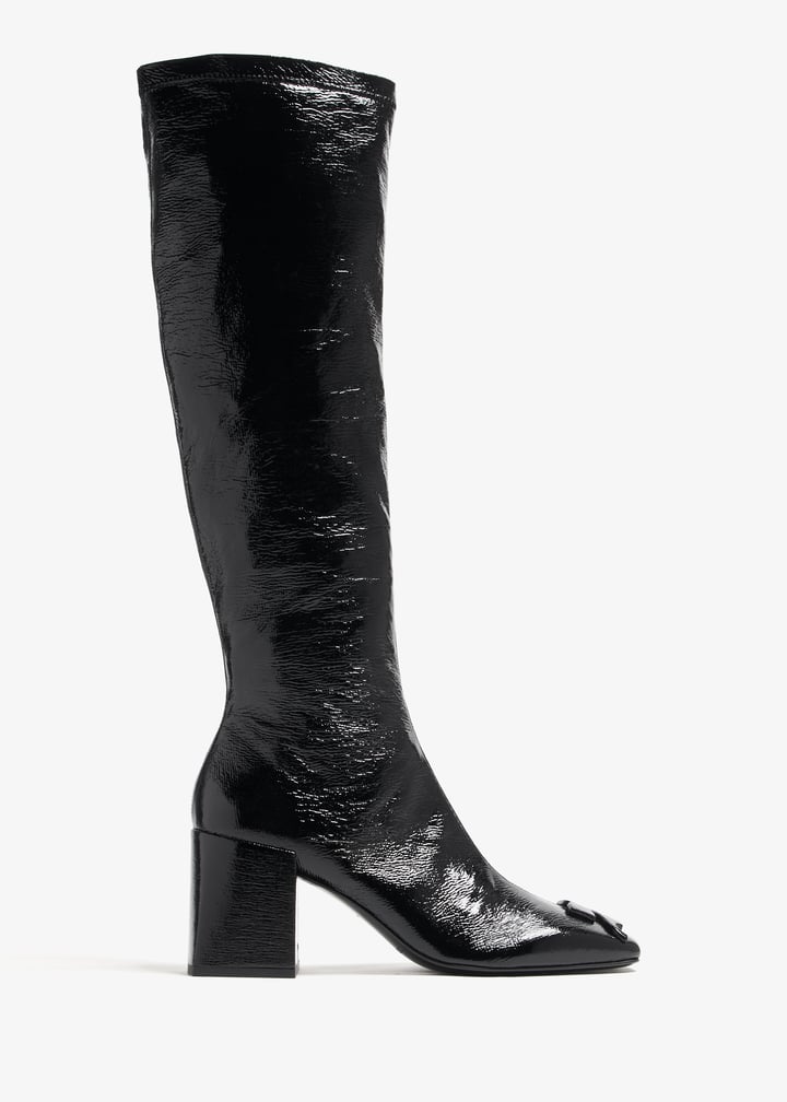 Courrèges ReEdition vinyl boots for Women - Black in UAE
