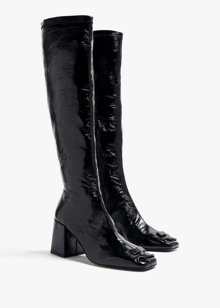 Courrèges ReEdition vinyl boots for Women - Black in Oman