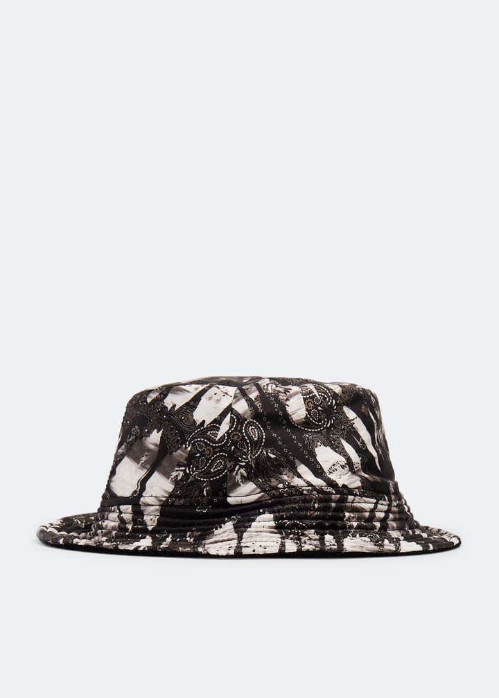 AMIRI Bandana reversible bucket hat for Men - Black in USA | Level