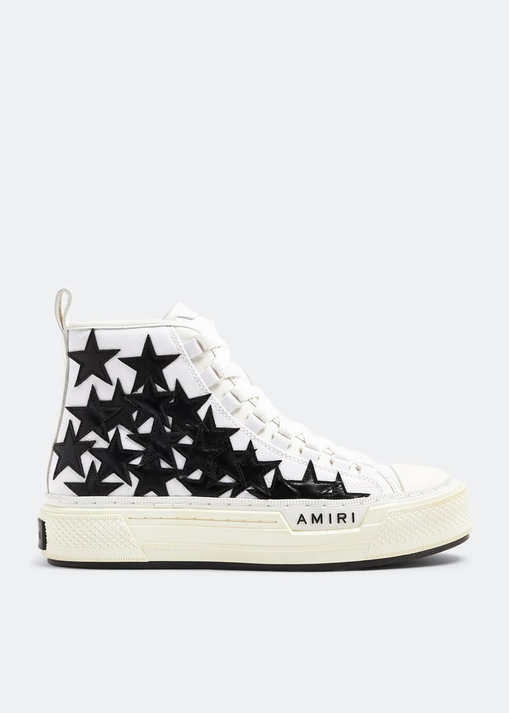 【23AW NEW】AMIRI_men/ STARS COURT HI ハイトップスニーカー 23AW NEW】AMIRI_men/ STARS COURT HI ハイトップスニーカー