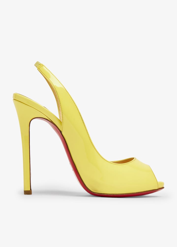 Christian Louboutin Pre-Loved Flo 120 slingback pumps for