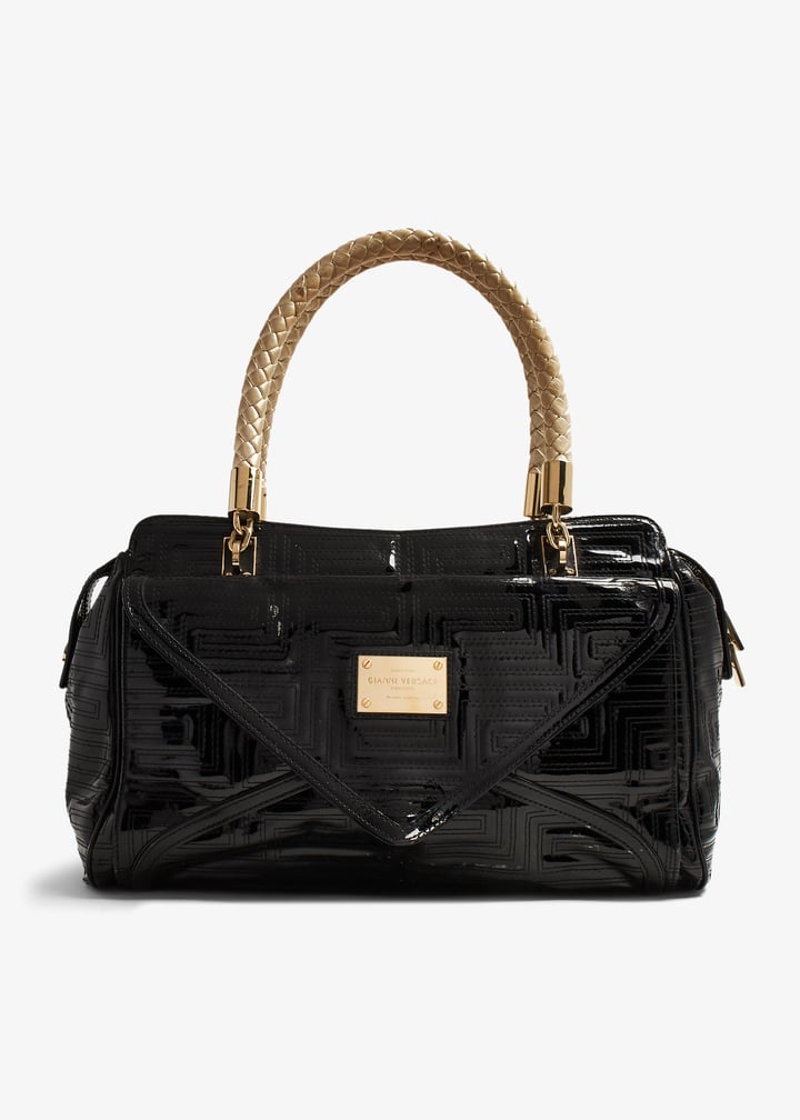 GIANNI VERSACE couture メデューサ　ボストンバック　黒 GIANNI VERSACE ヴェルサーチ ボストンバッグ メデューサ グレカ