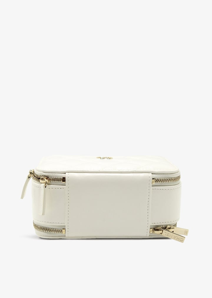 Chanel Pre-Loved Quilted double zip small vanity case for Women