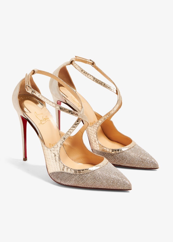 Christian Louboutin Pre-Loved Crissos glitter pumps for Women
