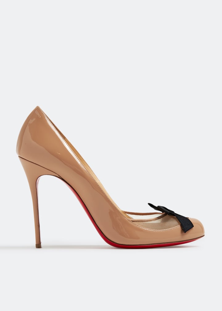 Christian Louboutin Pre-Loved Love Me 100 bow pumps for Women