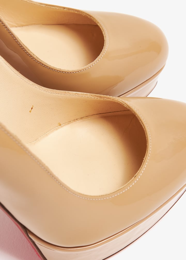 Christian Louboutin Pre-Loved Bianca 140 platform pumps for
