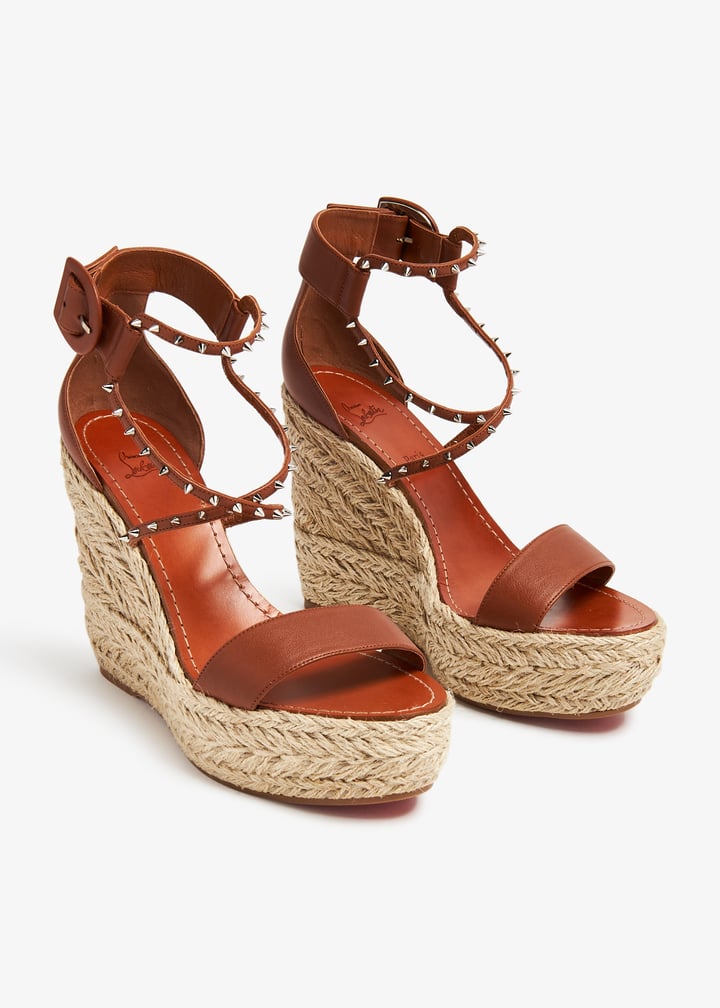 Christian Louboutin Pre-Loved Chocazeppa 120 wedge espadrilles for