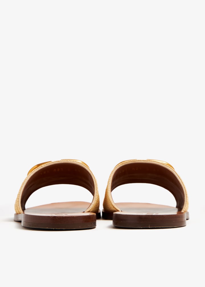 Valentino Garavani Pre-Loved VLogo Signature slide sandals