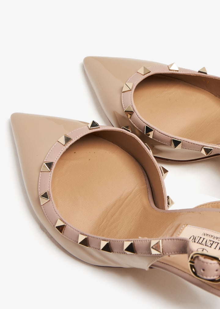 Valentino Garavani Pre-Loved Rockstud slingback pumps for