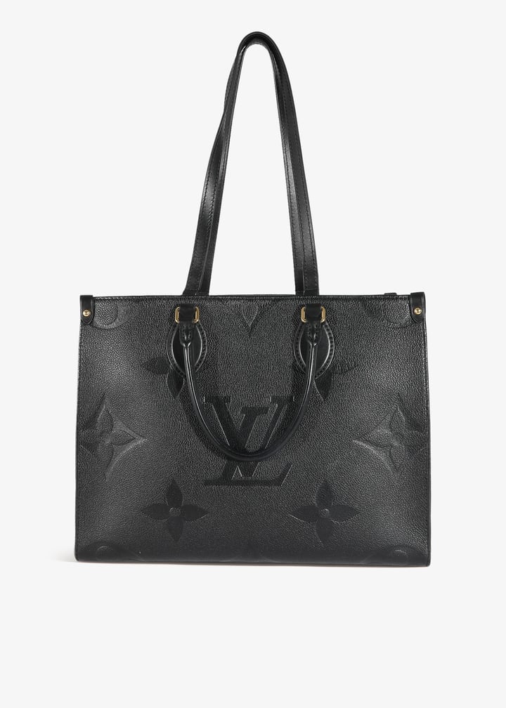 Vuitton Onthego Mm Black Louis Vuitton Bag Tote Louis Vuitton