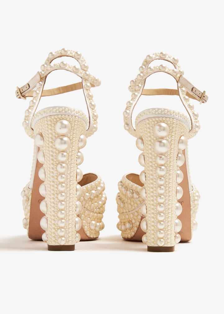 Jimmy Choo Pre-Loved Sacaria pearl-embellished platform